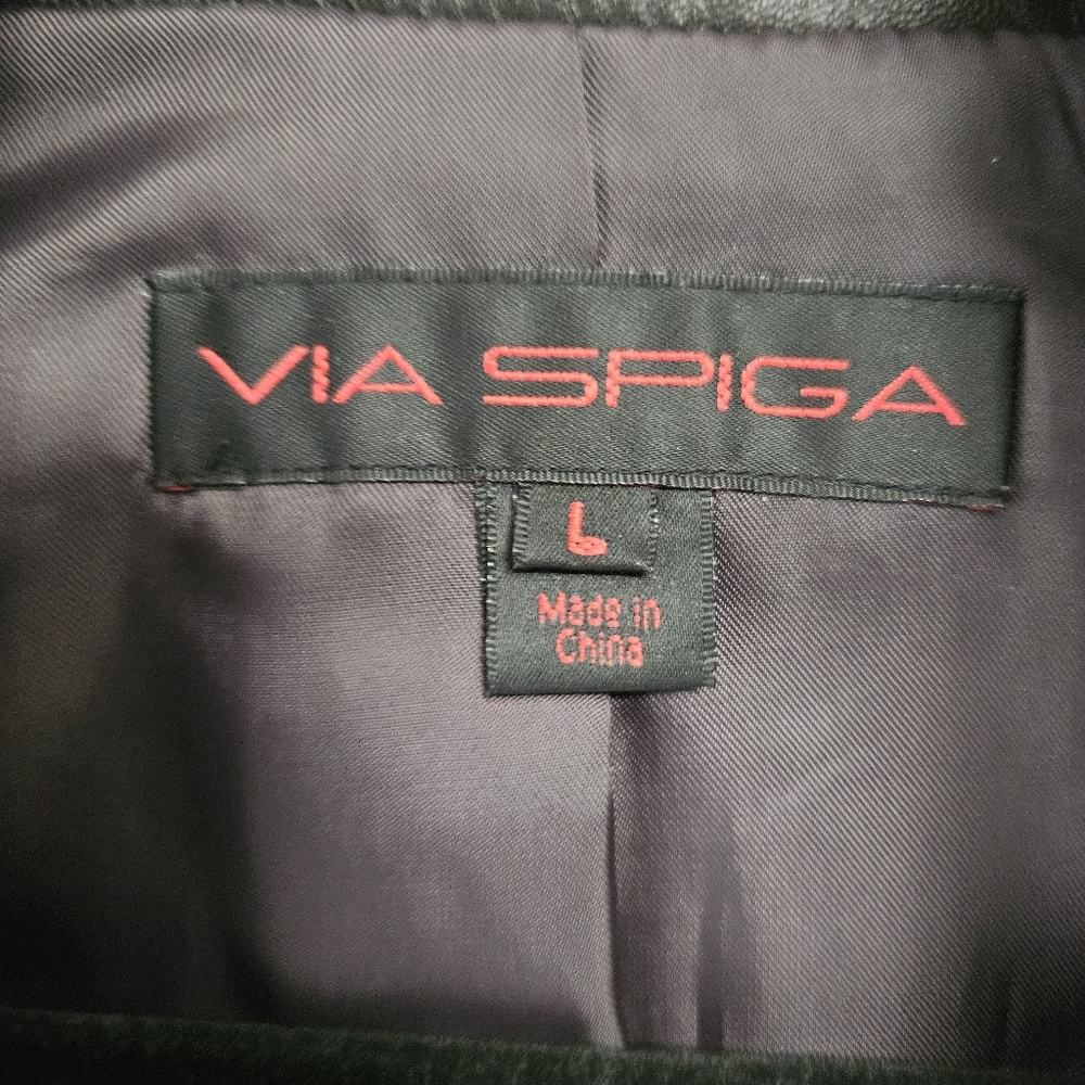 Dark Brown Leather Coat - Picture 2 of 6